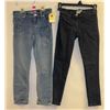 Image 1 : LOT OF 2 JR GIRLS SKINNY JEANS SIZE 6 AND 7