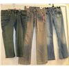 Image 1 : LOT OF 3 ASSORTED JR GIRLS JEANS