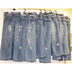 GENERATION LOT OF 8 YOUTH DISTRESSED DENIM JR