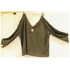 Image 1 : WOMENS BLACK LONG SLEEVE OFF THE SHOULDER