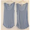 Image 1 : LOT OF 2 DANSKIN WOMENS LIGHT BLUE TANK TOPS