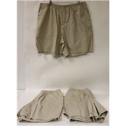 LOT OF 3 BASIC EDITION WOMENS ELASTIC WAIST