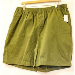 BASIC EDITIONS WOMENS ELASTIC WAIST OLIVE GREEN