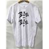 Image 1 : MENS WHITE DIE OR DIE T-SHIRT