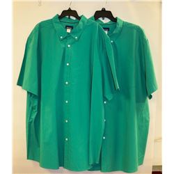 MENS LOT OF TWO 4XL BASIC EDITIONS SHORT SLEEVE