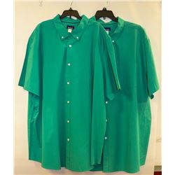 MENS LOT OF TWO 4XL BASIC EDITIONS SHORT SLEEVE