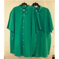 MENS LOT OF TWO 4XL BASIC EDITIONS SHORT SLEEVE