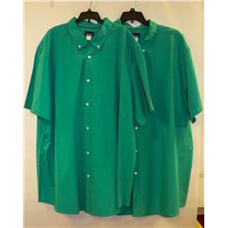 MENS LOT OF TWO 3XL BASIC EDITIONS SHORT SLEEVE