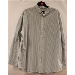 BASIC EDITIONS MENS LONG SLEEVE BUTTON UP