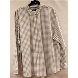 BASIC EDITIONS MENS LONG SLEEVE BUTTON UP
