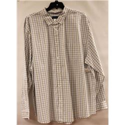 BASIC EDITIONS MENS LONG SLEEVE BUTTON UP