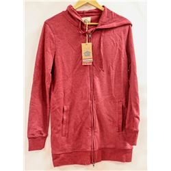 DKR WOMENS BURGANDY ZIP UP HOODIE SIZE M