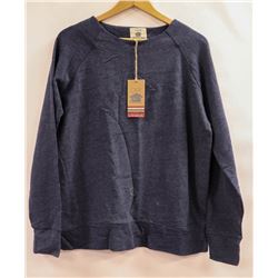 DKR WOMENS CREW NECK NAVY BLUE SWEATER SIZE