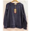 Image 1 : DKR WOMENS CREW NECK NAVY BLUE SWEATER SIZE