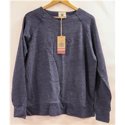 DKR WOMENS CREW NECK NAVY BLUE SWEATER SIZE