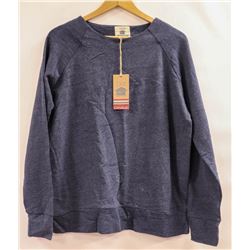 DKR WOMENS CREW NECK NAVY BLUE SWEATER SIZE