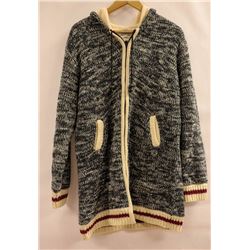 DKR WOMENS HEAVY LINED KNIT ZIP UP HOODIE SIZE M