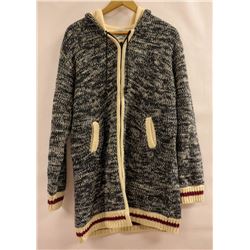 DKR WOMENS HEAVY LINED KNIT ZIP UP HOODIE SIZE L