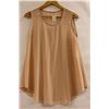Image 1 : WOMENS SHEER SLEEVELESS SHIRT BEIGE