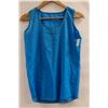 Image 1 : WOMENS SHEER SLEEVELESS SHIRT BLUE SIZE M