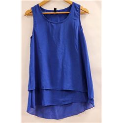 ZHOU ZHOU WOMENS SHEER SLEEVELESS LAYERED