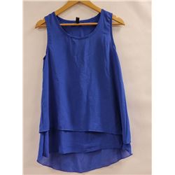 ZHOU ZHOU WOMENS SHEER SLEEVELESS LAYERED