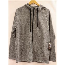 DKR WOMENS GREY ZIP UP HOODIE SIZE M