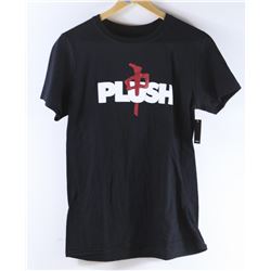 RED DRAGON BLACK PLUSH MENS TSHIRT SIZE SMALL