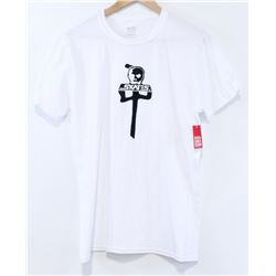 RED DRAGON MENS WHITE SKATES T-SHIRT SIZE MEDIUM