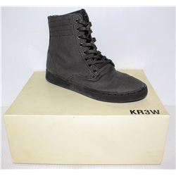 KR3W FRANKLIN GREY CANVAS MENS BOOT