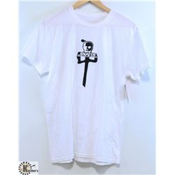 RED DRAGON MENS WHITE SKATES T-SHIRT SIZE