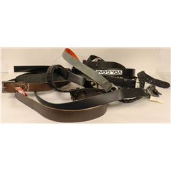 BOX OF ASSORTED SIZED NAME BRAND BELTS