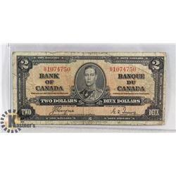 1937 CANADIAN $2 BILL