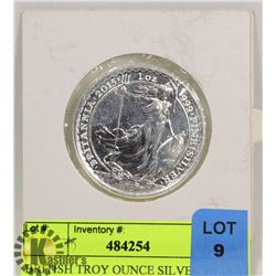 BRITISH TROY OUNCE SILVER ROUND