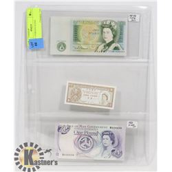 LOT OF 3 FOREIGN NOTES