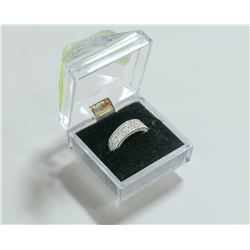 STERLING SILVER CZ LADIES RING SIZE 7