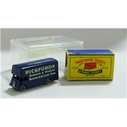 1958 MATCHBOX #46 PICKFORDS VAN BLUE VARIENT IN