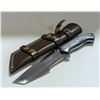Image 1 : BUFFALO HORN HANDLE STAINLESS STEEL SURVIVAL KNIFE