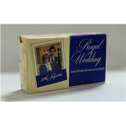 SEALED PRINCESS DI WEDDING MATCHES 1000 COUNT 1981