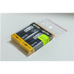 LOT OF 2 NEW IGNITE LIGHTERS WITH HIDDEN USB