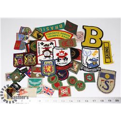 HUGE LOT OF BOY SCOUT PATCHES 1950'S TO 1980'S