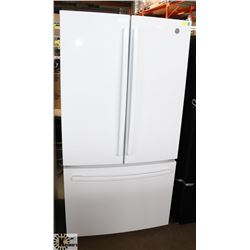 GE RESIDENTIAL WHITE FRENCH DOOR REFRIGERATOR