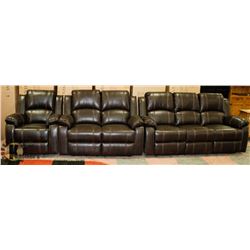 NEW MUNICH BROWN LEATHERETTE