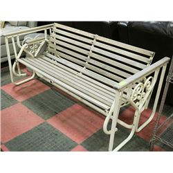 GARDEN SWING GLIDER BENCH 67.5"L