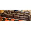 Image 3 : NEW NORWICH LEATHERETTE SOFA 78", LOVESEAT 58"