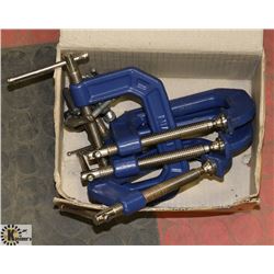BOX OF C-CLAMPS