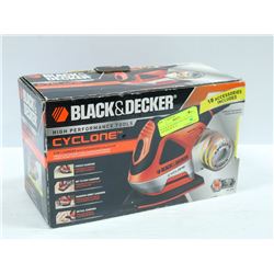 BLACK & DECKER CYCLONE 4 IN 1 SANDER WITH 18