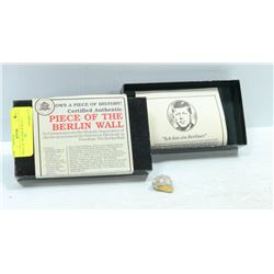 "PIECE OF THE BERLIN WALL",