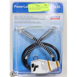 NEW LINCOLN WHIP HOSE 30" LONG FOR LINCOLN POWER-