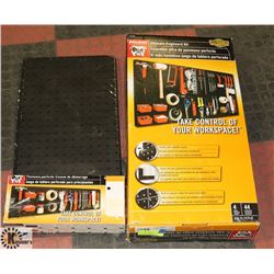 LOT OF 2 PEGBOARD TOOL ORGANIZATION KITS